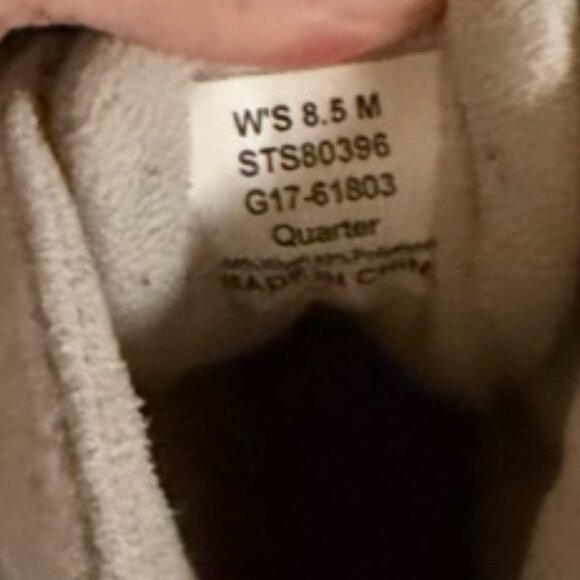 Sperry Size 8.5 Winter Boots - White/Cream - Picture 3 of 3